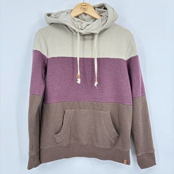 Tentree Blocked Banshee Hoodie, Size Small, Colorblock Organic Cotton Outdoor - Picture 2 of 10